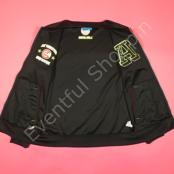 Adidas Atlanta Hawks Jacket Mens M Black Member Club Exclusive Full Zip - Picture 4 of 10